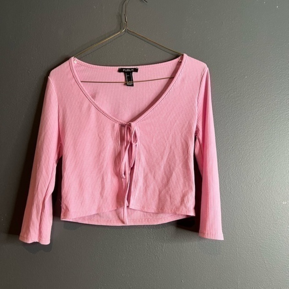 Publik | long sleeve crop top